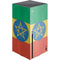 Ethiopia Flag Distressed Xbox Series X Console Skin